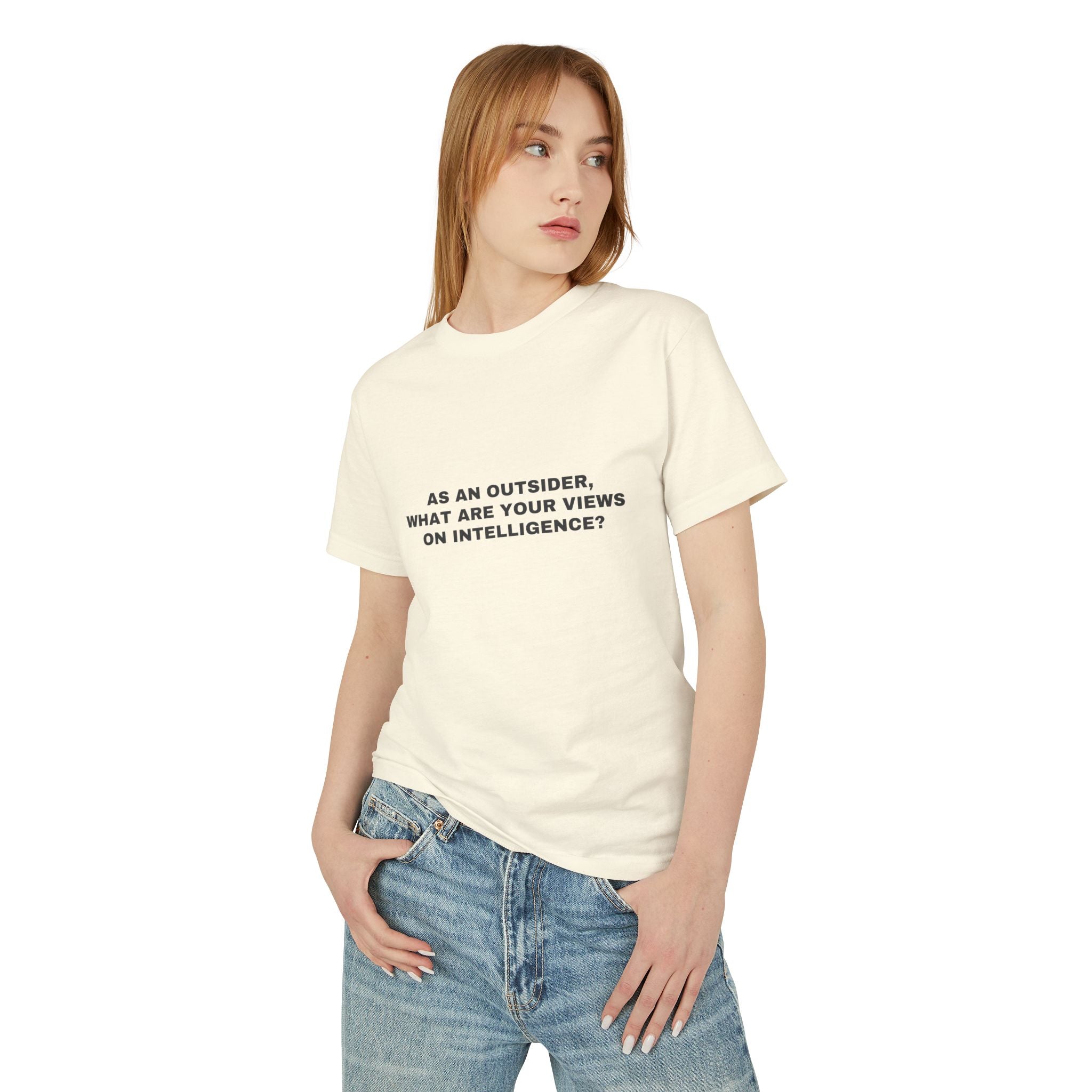 As An Outsider, What Are Your Views On Intelligence? · Heavyweight Tee