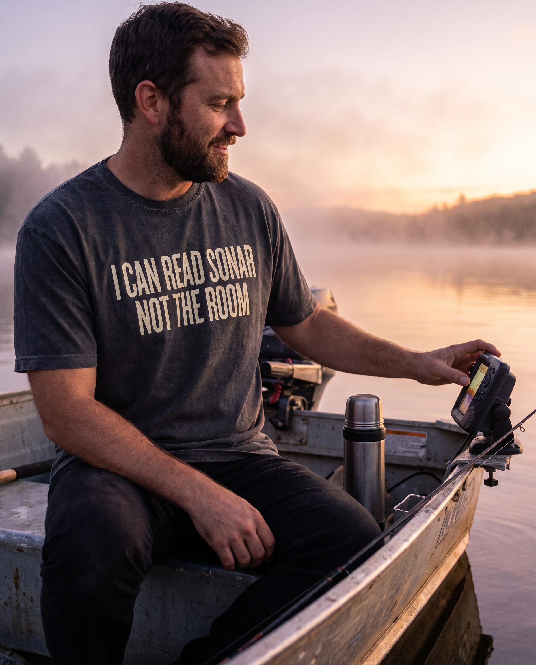 I Can Read Sonar Not The Room · Comfort Colors Tee